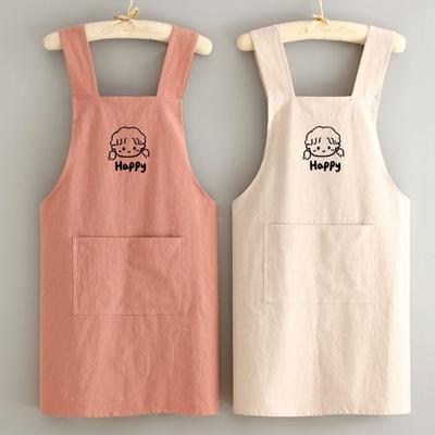 Cotton Kitchen Aprons Anti Dirty Cooking Smock Simple Coffee House Aprons  Boys and Girls