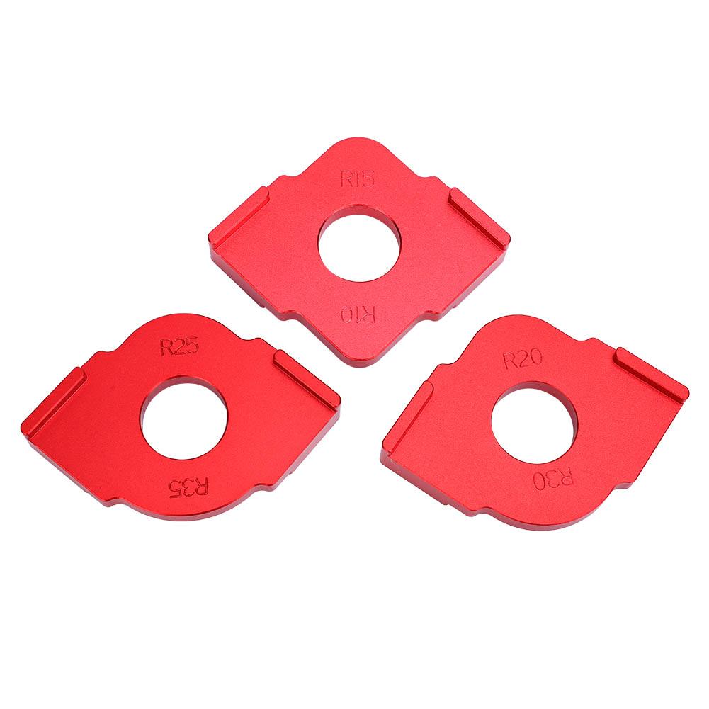 Router Template Jig Radius Woodworking Half Fillet Fast Locator Measuring Set Tool