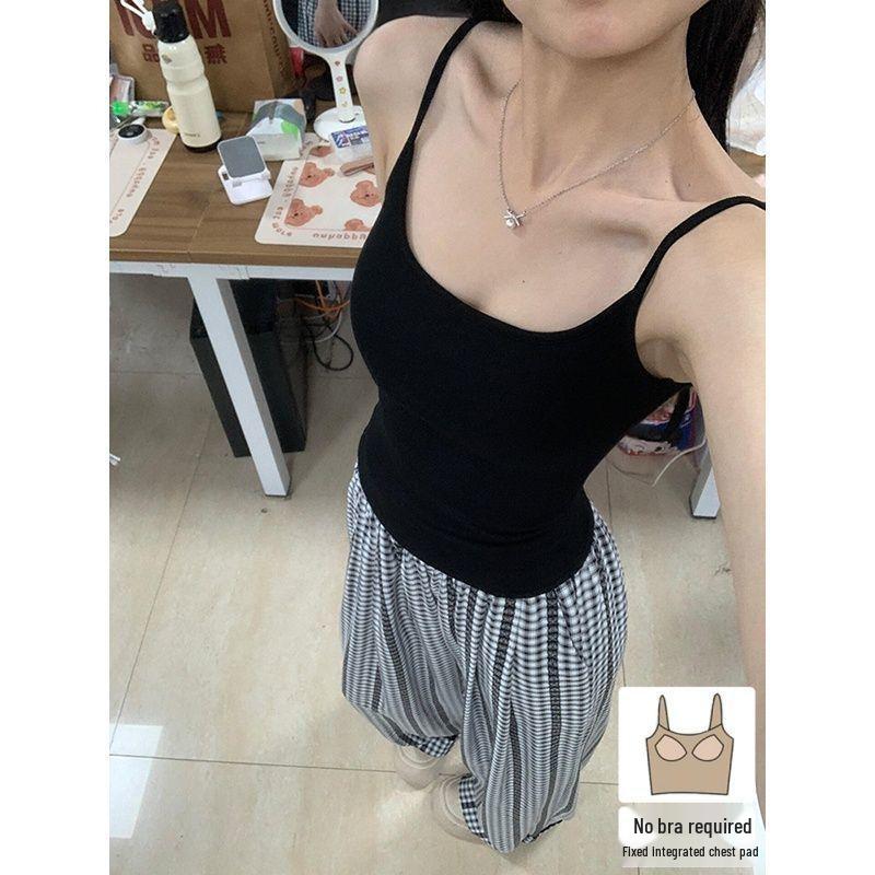 

Pure Desire Women s Summer Bandeau Cami with Chest Pads - Slimming Tank Top for Armpit Coverage One Size [35-60 kg] чёрный