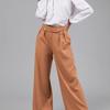2024 Spring/Summer Women's Casual Wide-Leg Pants with Zipper Pocket
