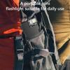 Magnetic LED Flashlight Pocket Flashlight Rechargeable Magnetic Keychain Work Light 180° Rotating Waterproof Outdoor Emergency