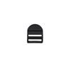 1-inch Curved Ladder Buckle Hook for Black Plastic Tactical Backpack Accessories-Waterproof Strong Small