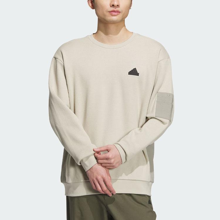 Adidas City Escape Color-Blocking Sweatshirt Men Tops Light-Grey JE8597