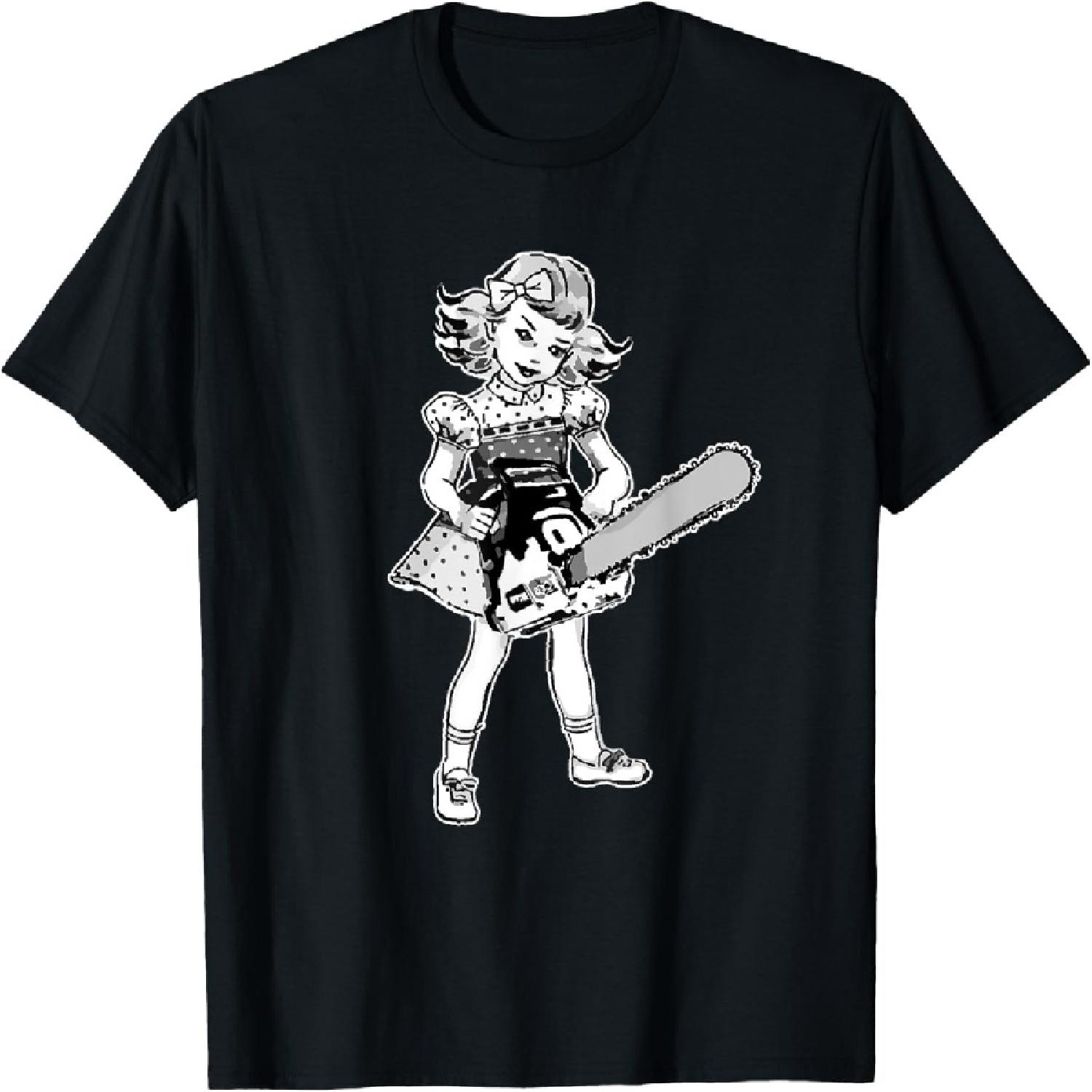 Футболка для фанатов пилы, панк, гот, хоррор S