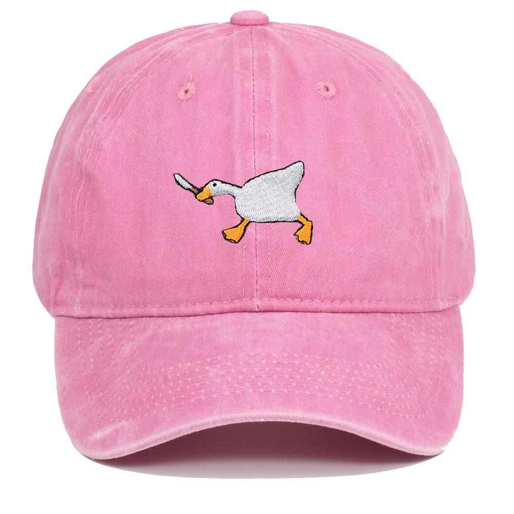 Embroidery Goose Trucker Hat Adjustable Snapback Hat Fashion Duck Tongue Hat  Men