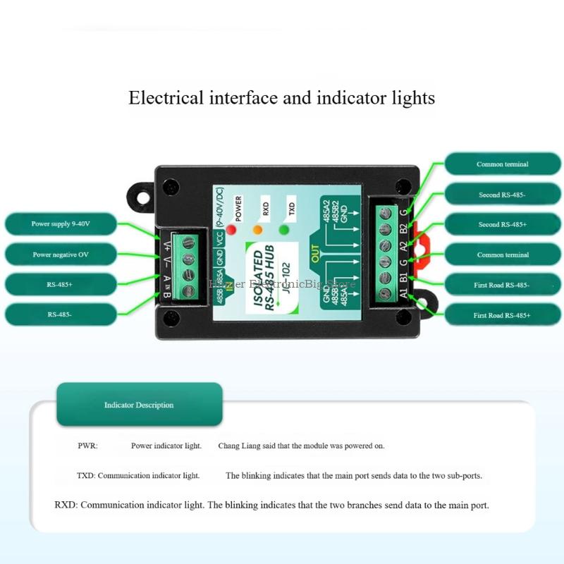 300bps-115.2Kbps RS485 System for Industry Long Distance Transfer Processor KINO