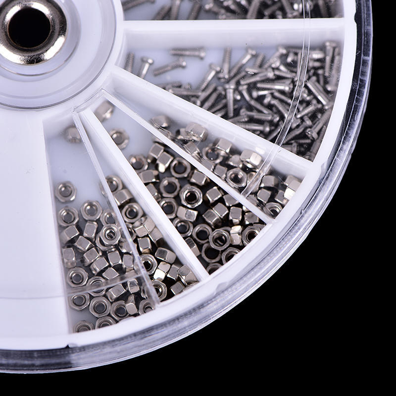 240Pcs Assorted Screws Nuts Mini Small Screws For Repairing Phone Watches Eye Glasses M1 To M1.4 For Glasses Bolts And Nuts