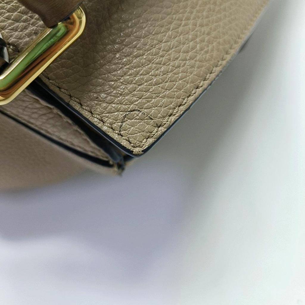 [Gebraucht] Loewe Kleine Puzzle Edge Tasche 'Taupe' - Gut #4XUINF