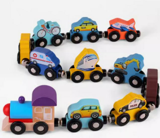 Magnetic Number Train Educational Toy for Ages 3-6: Early Learning Puzzle Blocks
