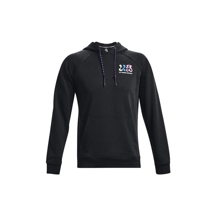 Under Armour Saco Negro Hombre Elevatd Terry Hoodie Black Men s 1373844-001 XXL