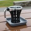 Motorcycle Cup Holder Openwork Handlebar Drink Aluminum Vehicle Accessory Black