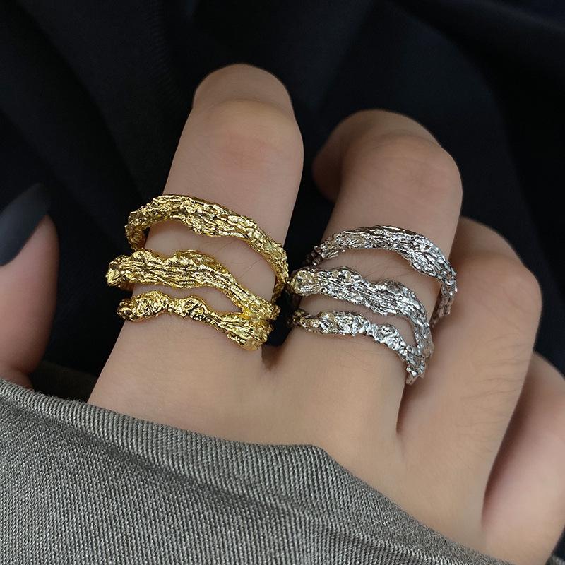 Multilayer Rings Buy Trendy Geometric Multi-layer Ring Women Gold Silver Color Knuckle ...
