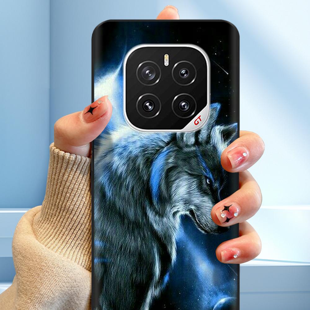 For Honor GT Pro Case Capa Silicone Painted Cats Soft Black Cover For Honor GT Pro Cover honorGT Pro TPU Coque Protective Shells
