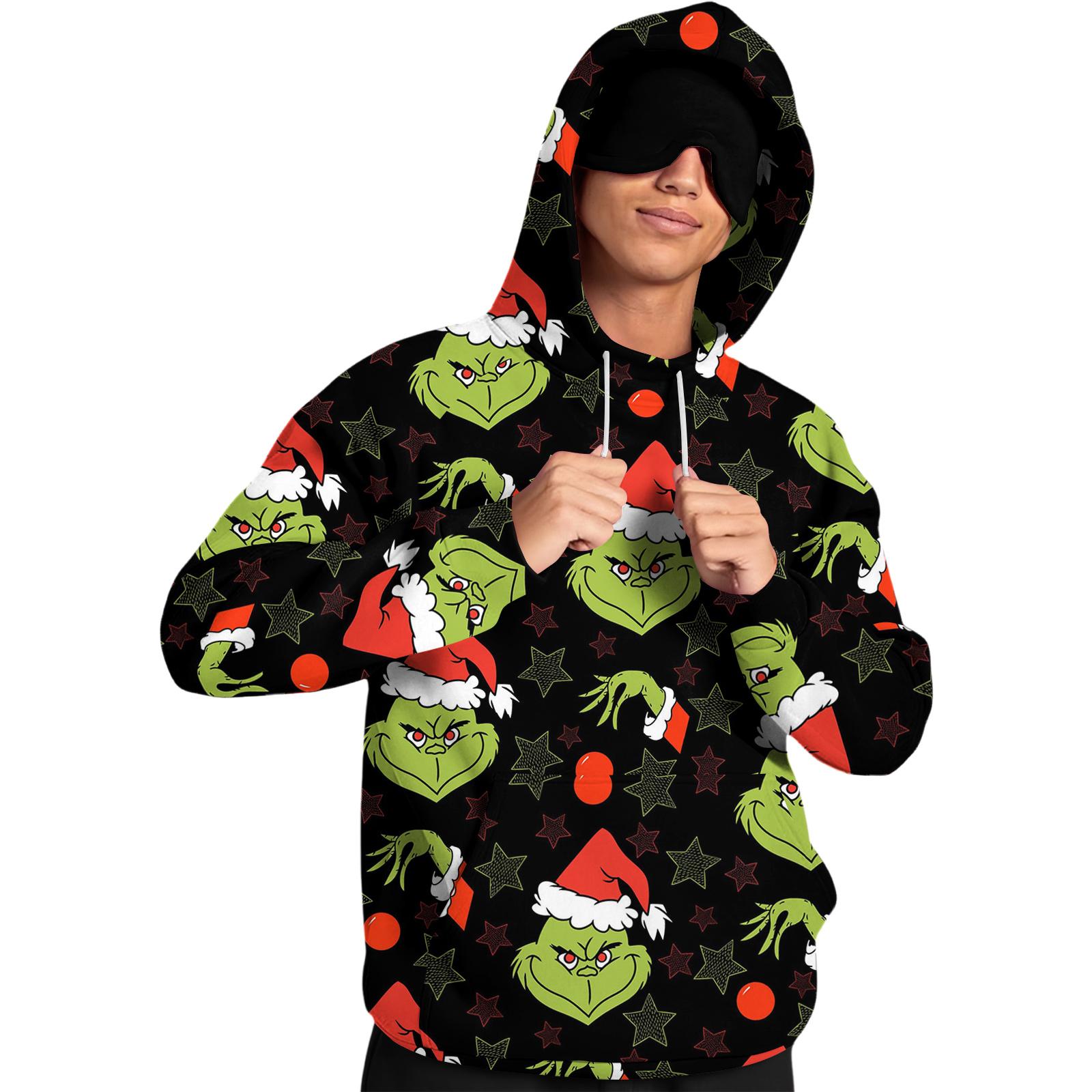 

Мужская флисовая толстовка, повседневная, с длинным рукавом S чёрный