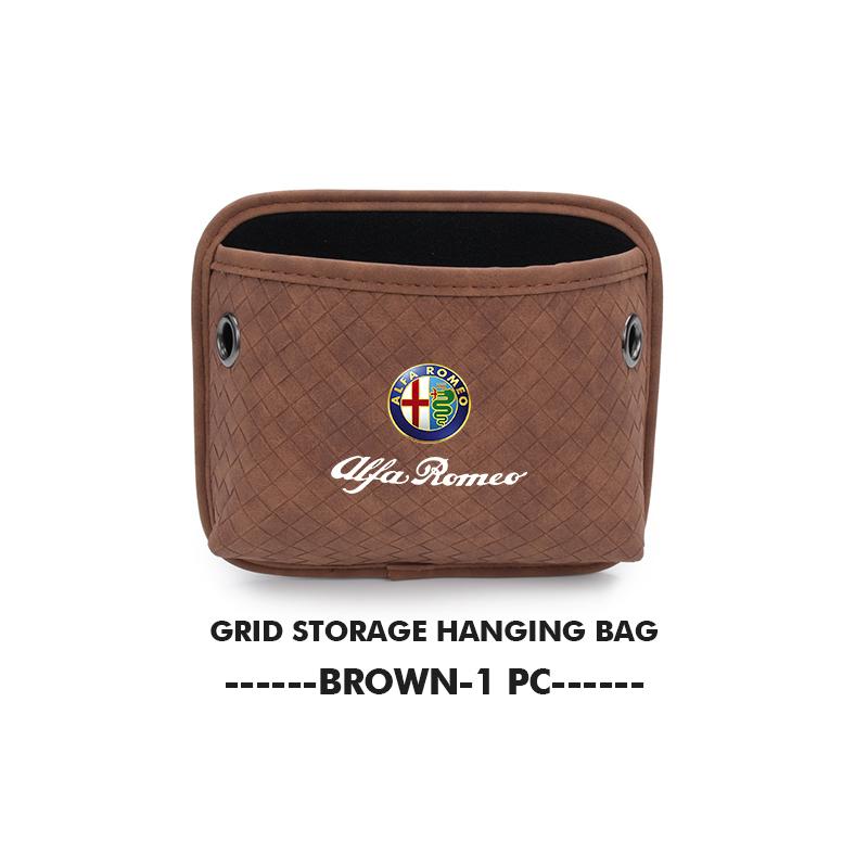 Car Door Hanging Bag Phone Storage Cup Holder Tidying Tool For Alfa Romeo Giulietta GT 159 147 156 Mito Brera Giulia Spider F1