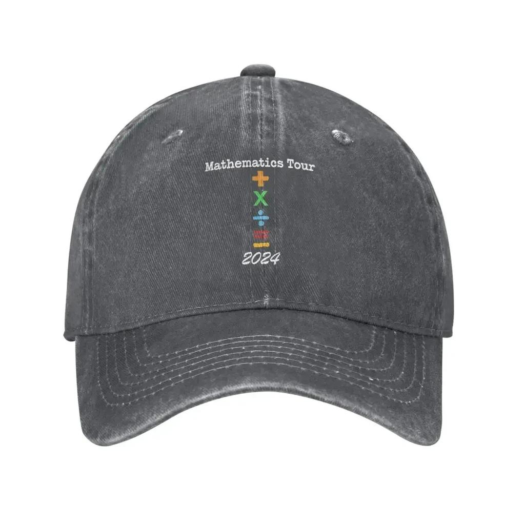 Ed Sheerans Math Lyrics Baseball Cap Men Women Distressed Cotton Headwear Outdoor All Seasons Travel Adjustable Fit Caps Hat