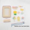 INS Acrylic Photocard Frame Cartoon Card Display Stand Photo Holder Photo Protection Card Sleeve Desktop Decor School Stationery