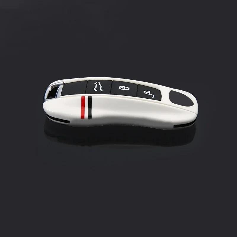 For Porsche 718 Cayenne Panamera 911 Macan Key Case Key Cover Taycan Cayman Boxster Key Shell Car Accessories Protective Case