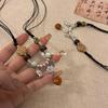 Keramikperle Wassertropfen Anhänger Choker Verstellbare Größe Böhmisches Halsband Damen