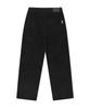 WACKY WILLY Women'S Corduroy Semi-Wide Pants Black