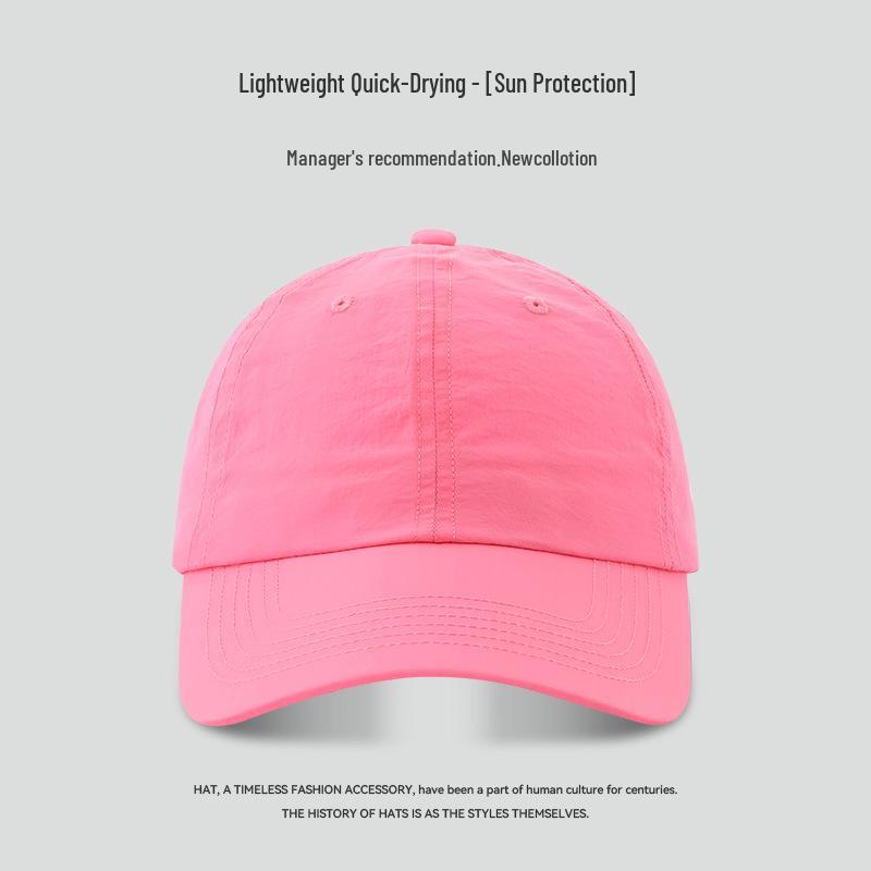 "65cm Unisex Solid Color Baseball Cap with Soft Top, Deepened and Widened Brim for a Slimmer Face Look."