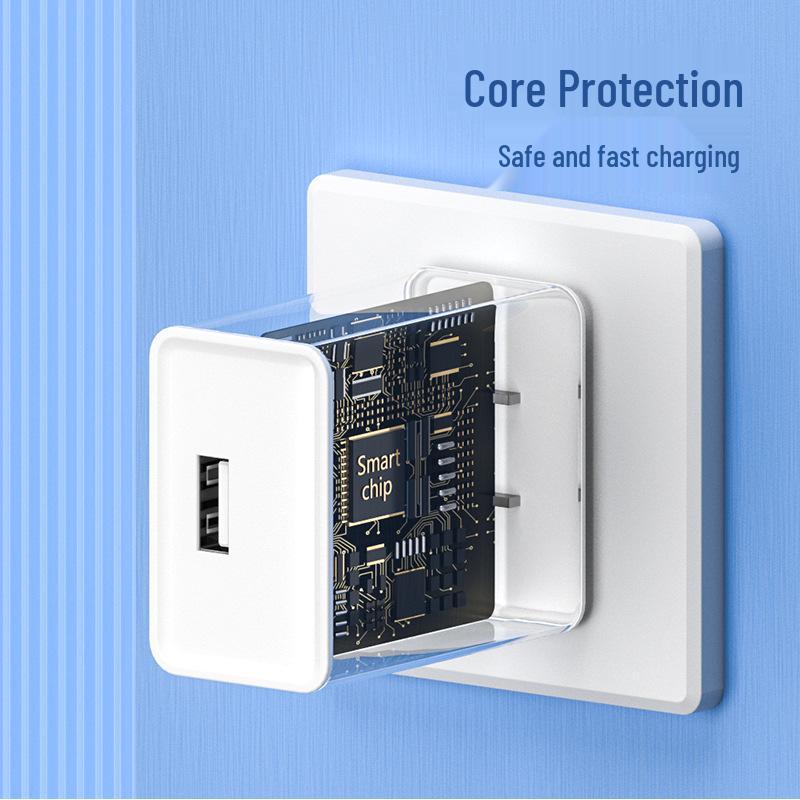 3C Certified Fast Charger Set, 2.1A, Compatible with Android & Apple, Logo Customization Available.