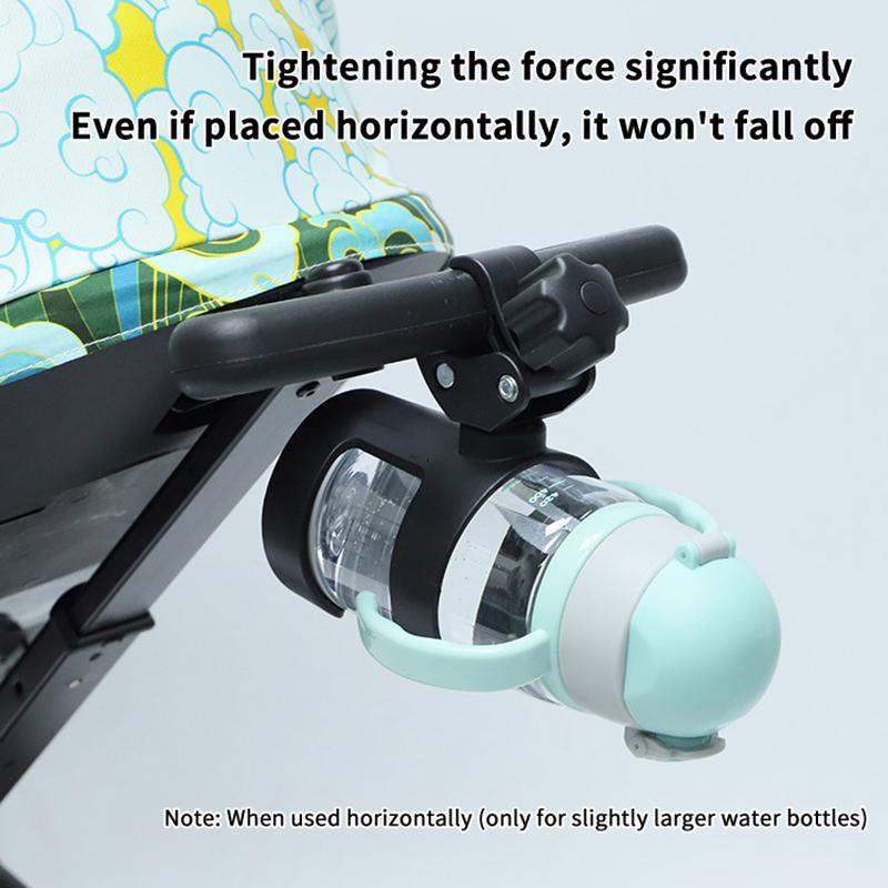 Universal Stroller Cup Holder for Baby Stroller and Bike Adjustable Water Bottle Secure Holder