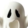 Indoor Spooky Decorations 3D Printed Ghost Figurine, Small Statue, Halloween Decorative Figurines Cute Desktop Decoration for Party Tabletop