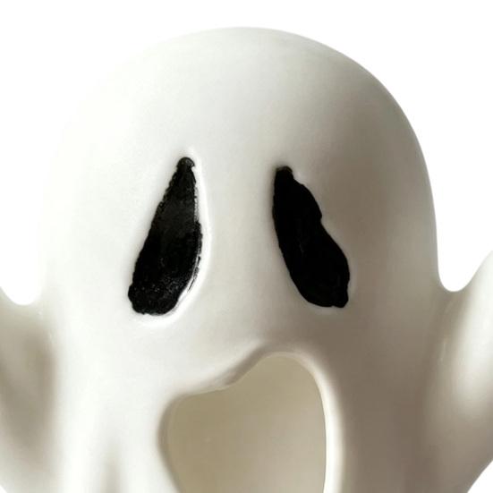 Indoor Spooky Decorations 3D Printed Ghost Figurine, Small Statue, Halloween Decorative Figurines Cute Desktop Decoration for Party Tabletop