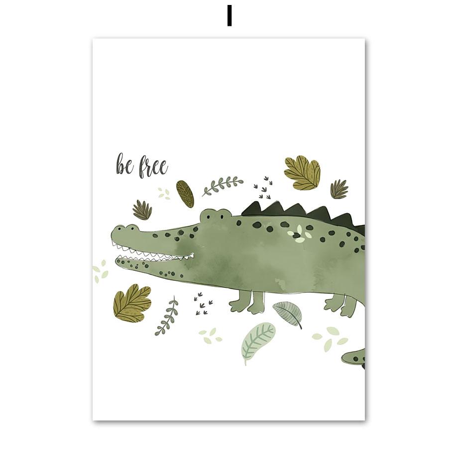 

Слон, Лев, Зебра, Жираф, Тигр, Джунгли, детская настенная живопись, холст, картина, скандинавский постер, Декор в стиле сканди, фотографии для детской комнаты A4 21X30cm No Framed