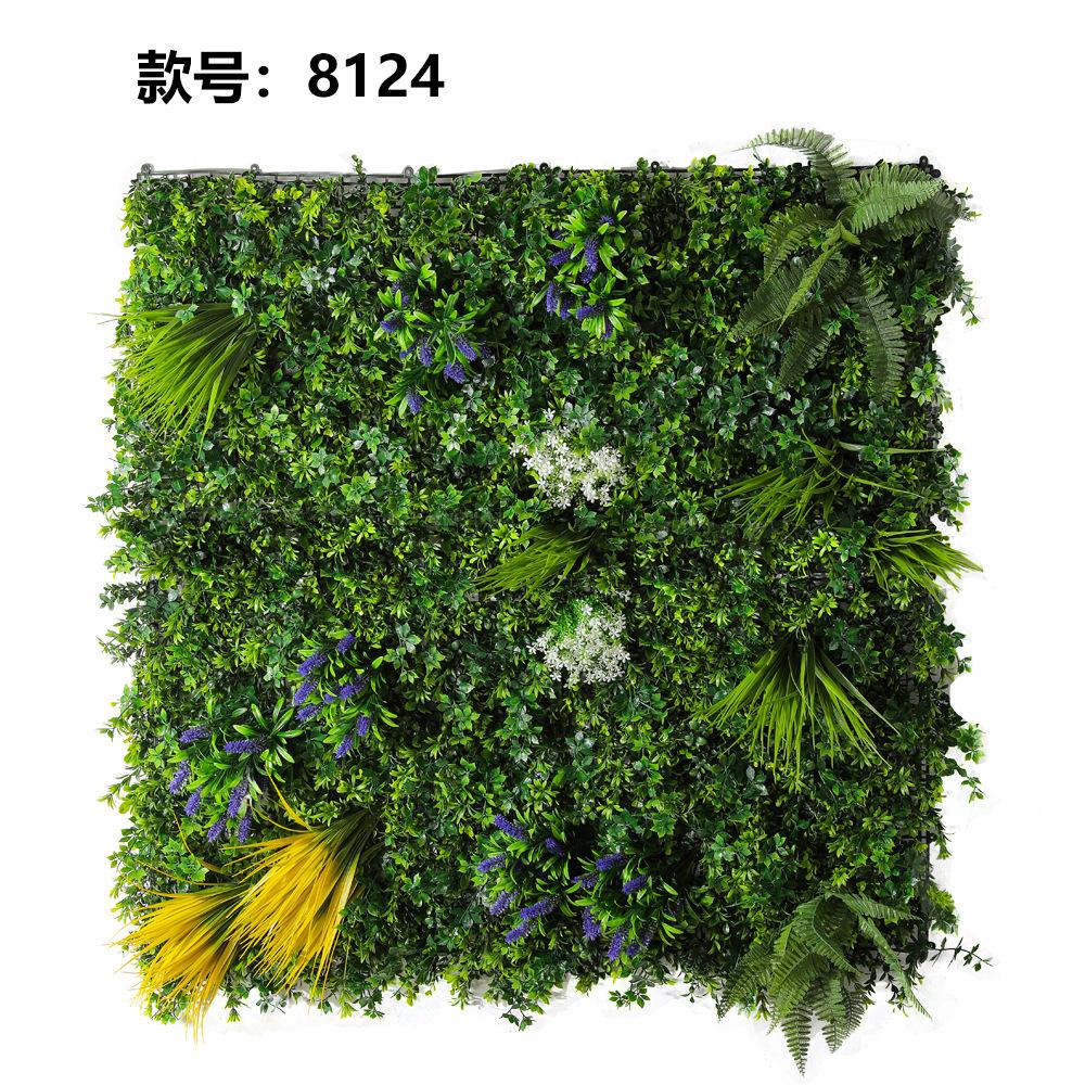 Parede de Plantas Simuladas de Alta Qualidade Decoração de Interiores Exteriores Fundo Parede de Flores de Plástico Paisagem Plantas Verdes Artificiais Falsas