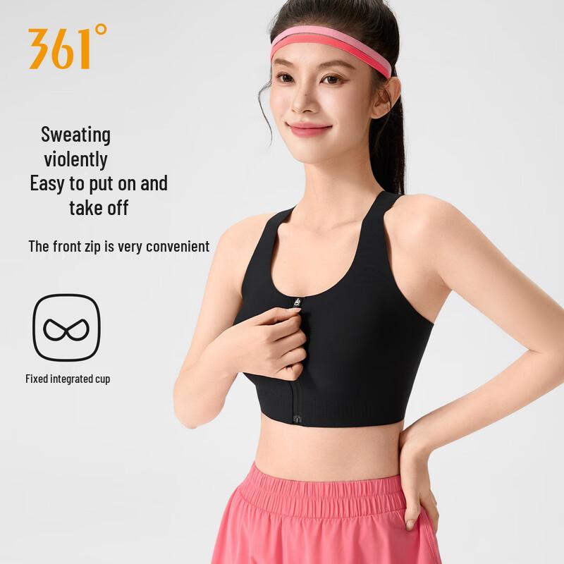 361° Seamless High-Impact Front-Zip Sports Bra