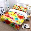 Colorful Star-shaped Splatter. Bedding Sets Duvet Cover Sets Duvet Covers Pillowcases(1 * Duvet Cover 2 * Pillowcases Without Duvet Insert)
