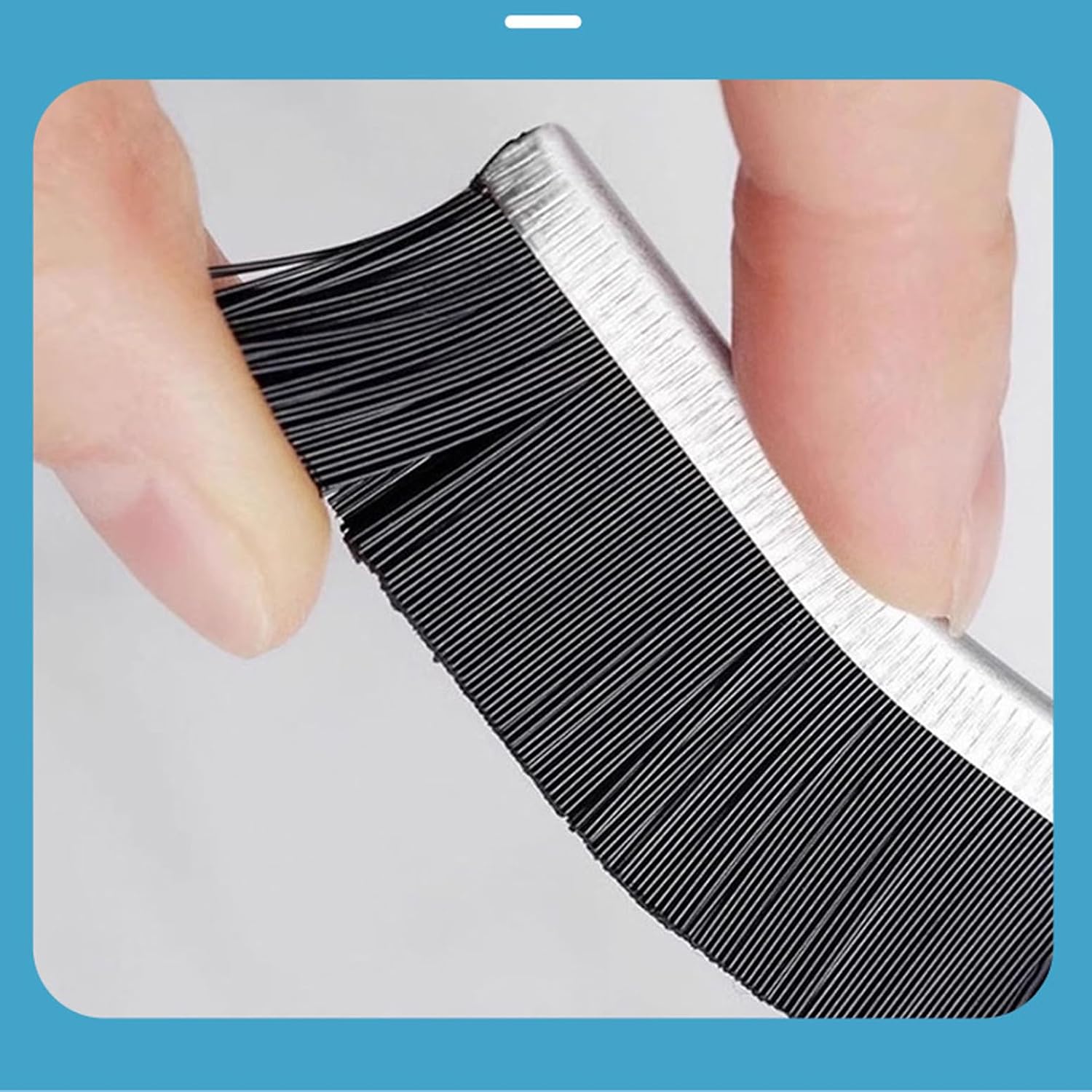 Crevice Cleaning Brush, Bathroom Gap Cleaning Brush, Hard Bristle Brush for Cleaning, Multifunctional Gap Brush, for Blind, Baseboard, Fan, Window or