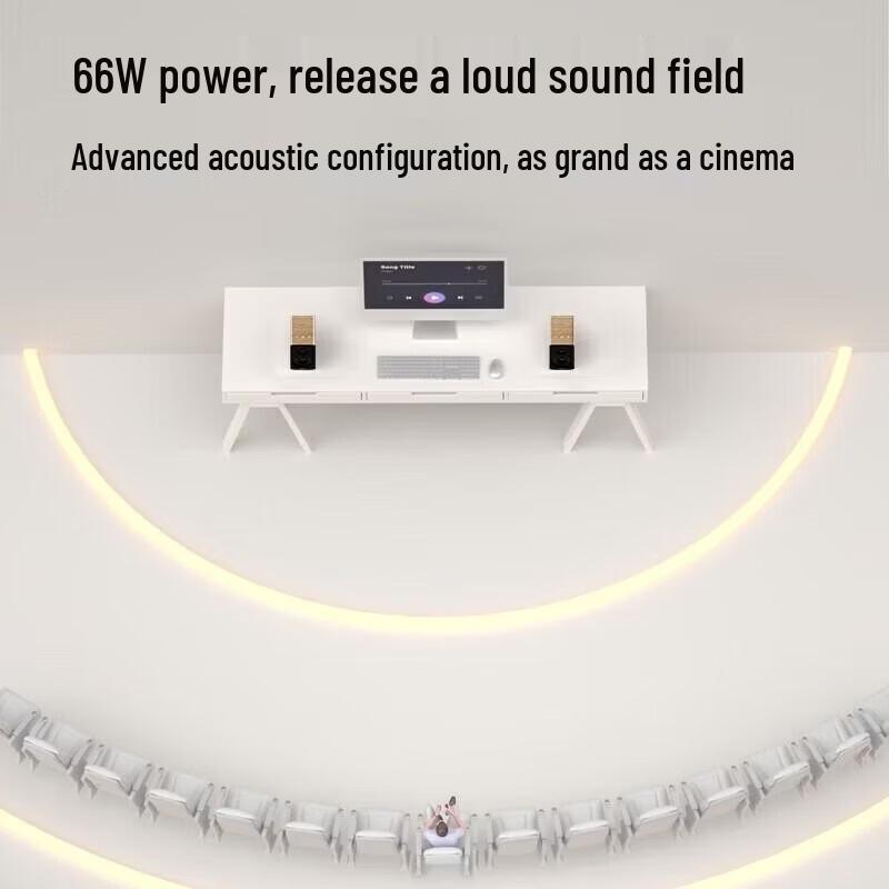 Edifier N300 Active Desktop 2.0 Computer Speakers CN Plug (adapter Included)