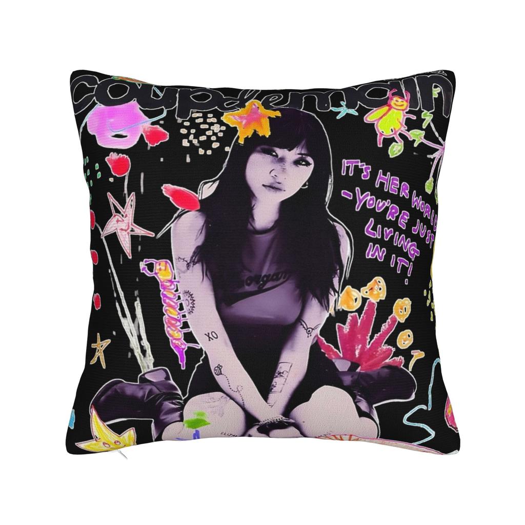 Singer Beabadoobee Pillowcase Soft Polyester Cushion Cover Decorative  Throw Pillow Case Cover Home Square 40X40cm