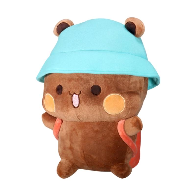 

Plush Panda Bear Toy for Kids Cosplay Stuffed Animal Toy Throw Pillow Children Room Decoration Non-Deform Soothing Doll