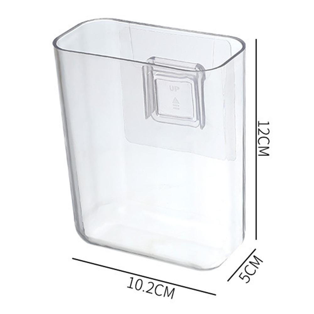 

Transparent Wall Remote Holder Plastic Wall Phone Holder Wall Mounted Organizer Bedroom S