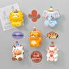 Cute 3D Animal Birthday Hat Refrigerator Magnet - Lion & Tiger