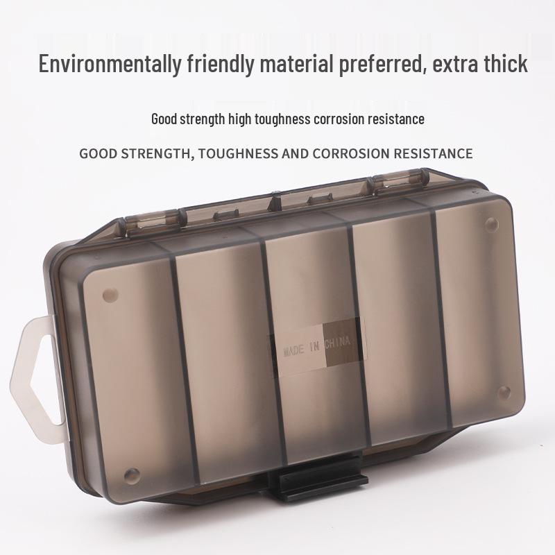 5-Grid Gun-Color Fishing Tackle & Lure Storage Box