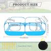 Animal Enclosure Detachable Base Reversible Sun Protection Indoor Kitten Enclosure For Travel Outdoor Animal Cat Ground Lawn