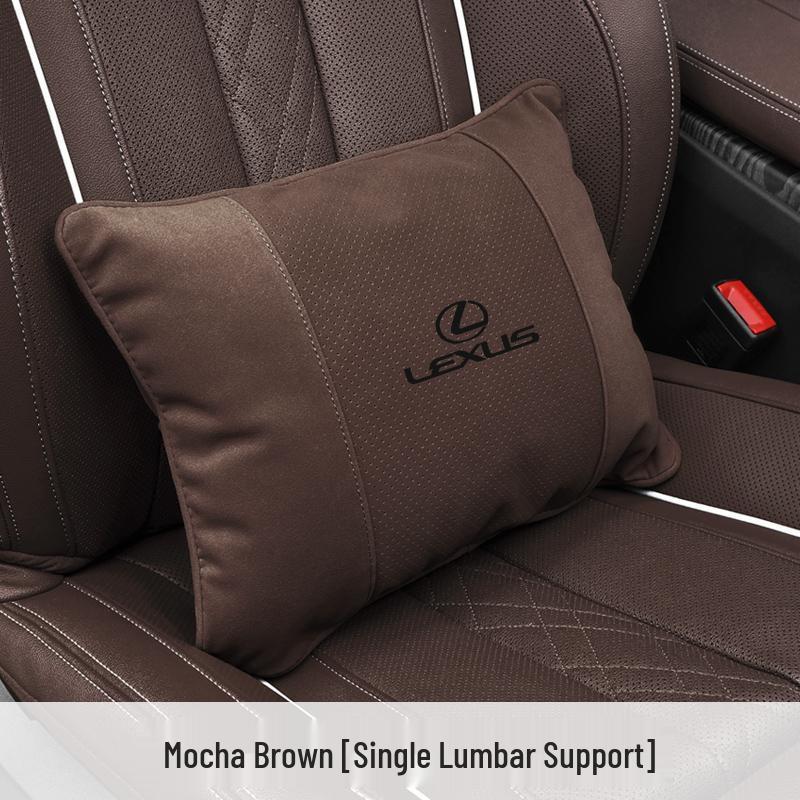 Compatible with Lexus suede seats, headrests, and lumbar supports (ES200, NX260, UX, RX300).