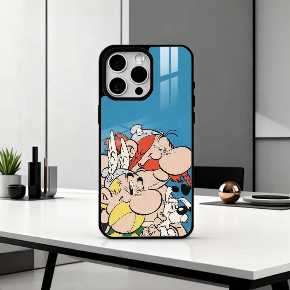 A-Asterix C-Cartoon O-Obelix   Phone Case For iPhone17,16,15,14,13,12,11 Plus,Pro Max Magnetic For Magsafe Wireless Charging