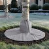 Winter Plant Rootlet Warmer Palm Tree Protector, Frost Cover with Drawstring And Ground Stakes, Freeze Protection for Trees Insulation Wrap