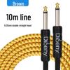 Noise-Cancelling 6.5mm Guitar Patch Cable - 3m/10m for Electric/Bass/Acoustic Amplifiers