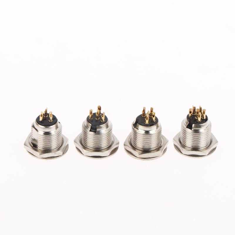 1Pcs Small XLR Audio Straight Connector Mini XLR 3/4/5/6 Pin Female / Male Plug Male Socket For Microphone Cable