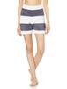 Gelato Pique Powder Striped Shorts PWNP224117 NVY F Women's