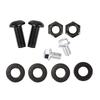 Matte Black Retro Motorcycle License Plate Frame Motorcycle License Plate Bracket Side Mounted Taillight Bracket