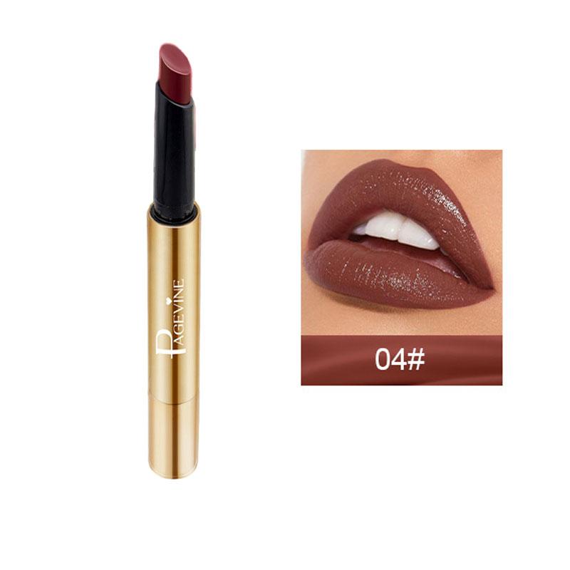 6-Color Matte Lipstick - Waterproof, Long-Lasting, Easy-to-Apply, Moisturizing Lip Color Makeup Paste Form for All Skin Types