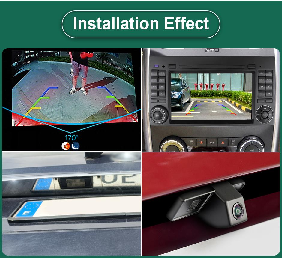 GreenYi AHD 1080P Vehicle Night Vision Plate Reverse Backup Camera For Mercedes Benz Viano Vito 2011-2014 Car Rear View camera